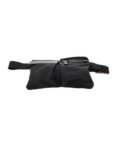 Pre-owned Couture Donald J Pliner Leather Belt Bag In Black