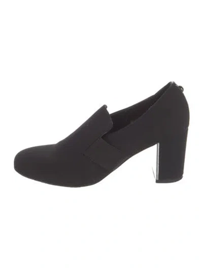 Pre-owned Couture Donald J Pliner Nylon Pumps In Black