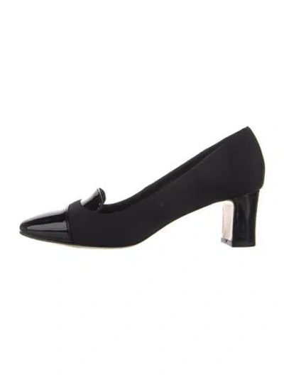 Pre-owned Couture Donald J Pliner Nylon Pumps In Blue