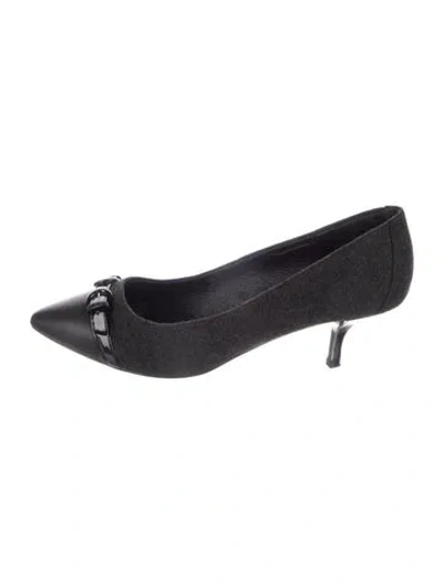 Pre-owned Couture Donald J Pliner Suede Pumps In Blue