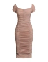 Couture Is Forever Woman Midi Dress Blush Size M Polyamide, Elastane In Pink