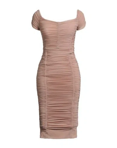 Couture Is Forever Woman Midi Dress Blush Size M Polyamide, Elastane In Pink