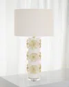 Couture Lamps Belle Fleur 31" Table Lamp In White