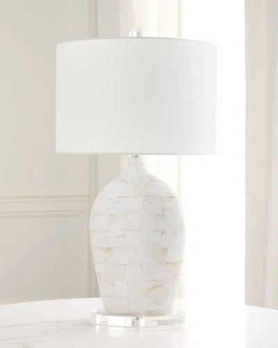 Couture Lamps Coquille 30" Mother-of-pearl Table Lamp