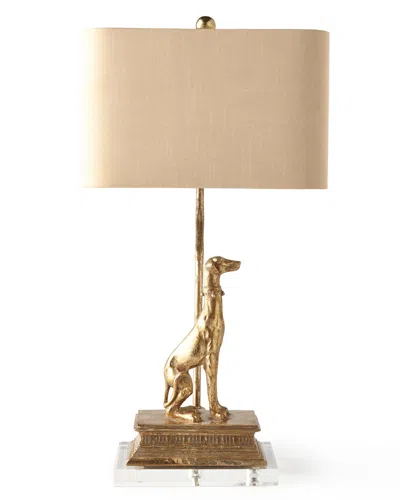 Couture Lamps Left Regal Dog Table Lamp In Gold