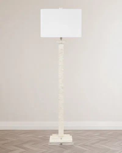 Couture Lamps Naples Floor Lamp In White