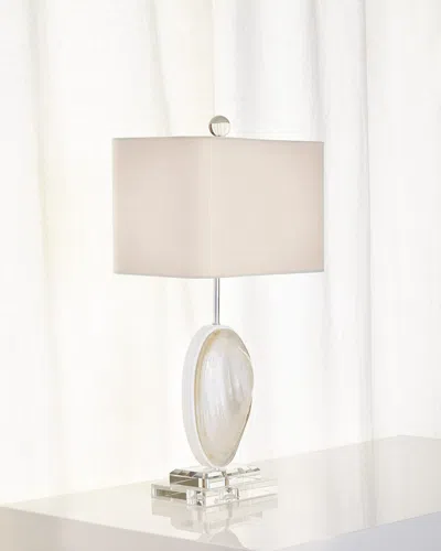 Couture Lamps Oceanside Table Lamp In White