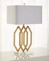 Couture Lamps Prescott Triple Table Lamp In Gold