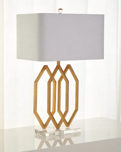 Couture Lamps Prescott Triple Table Lamp In Gold