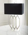 Couture Lamps Prescott Triple Table Lamp In Silver