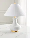 Couture Lamps Quinn Table Lamp In White
