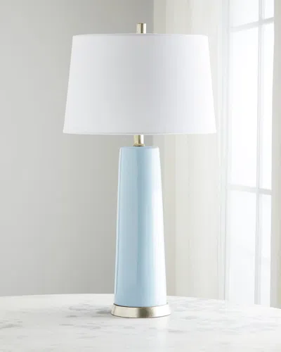 Couture Lamps Tansey Table Lamp In Bluesilver