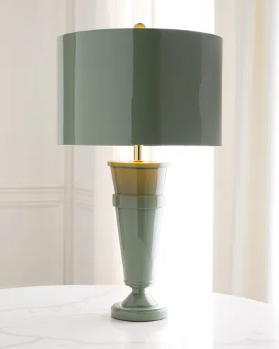 Couture Lamps Teinte 31" Table Lamp In Green