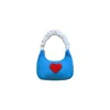 Couture To Your Door Women's Blue / Red / White Upcycled Alice In Wonderland Blue Mini Bag In Blue/red/white
