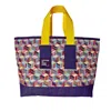 Couture To Your Door Women's Pink / Purple Large Geometric Tote Tapestry Bag In Multi