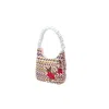 Couture To Your Door Women's Red / Green Upcycled Geometric Bag In Red/green