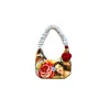 Couture To Your Door Women's Red / Pink / Purple Upcycled Mini Latina Baguette Bag In Red/pink/purple