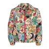 Couture To Your Door Women's Red Tapestry Frida Bomber Jacket In Multi