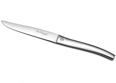 Couzon Alphonse Abeille Steak Knife Set Of 4 Smooth In Silver