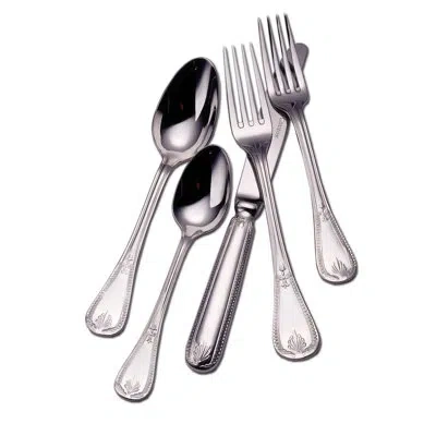 Couzon Consul 5 Piece 18/10 Stainless Steel Flatware Set, Service For 1