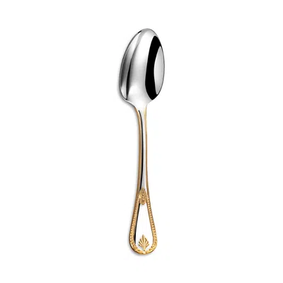 Couzon Consul Gold Accent Teaspoon In Silver