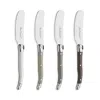 Couzon Laguiole Butter Spreaders, Set Of 4 In Gray