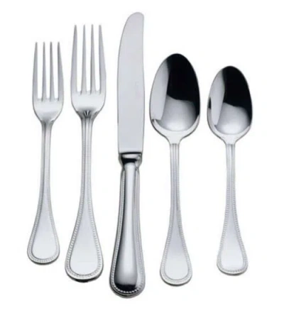 Couzon Le Perle 5 Piece Place Setting In Stainless Steel