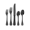 Couzon Le Perle Pvd Black 5 Piece Place Setting