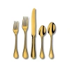 Couzon Le Perle Pvd Gold 5 Piece Place Setting In Gold