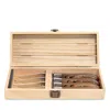 Couzon Noyer Steak Knives, Set Of 4 In Neutral