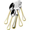 Couzon Lyrique Gold Accent 5 Piece Place Setting In Gold