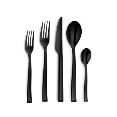 Couzon Side Pvd Black 5 Piece Place Setting