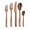 Couzon Side Pvd Copper 5-piece Flatware Place Setting In Brown