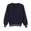 Cove Women's Blue Liliana Navy V Neck In Blue