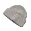 Cove Women's Cashmere Ribbed Grey Beanie In Grey