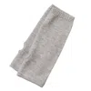 Cove Women's Cashmere Wrist Warmers Grey In Grey