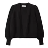 Cove Women's Kaia Black Boxy Cardigan