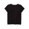 Cove Women's Lillie Black Cashmere Tee In Black