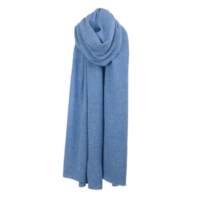 Cove Women's Lola Blue Cashmere Travel Wrap