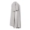Cove Women's Lola Grey Cashmere Travel Wrap In Grey