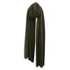 Cove Women's Lola Olive Green Cashmere Travel Wrap In Green
