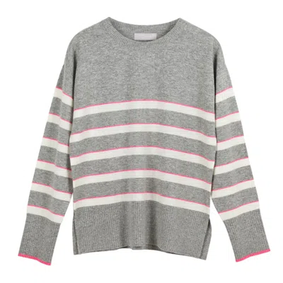 Cove Women's Nina Grey Breton Stripe Jumper