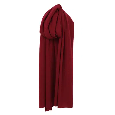 Cove Women's Red Lola Cabernet Cashmere Travel Wrap