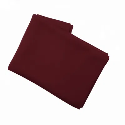 Cove Women's Red Lucy Aubergine Multi Way Cashmere Wrap