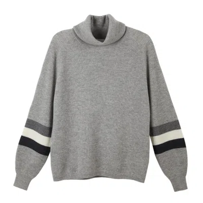 Cove Women's Rosa Grey Roll Neck Jumper