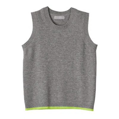 Cove Women's Tilly Tank Grey & Yellow