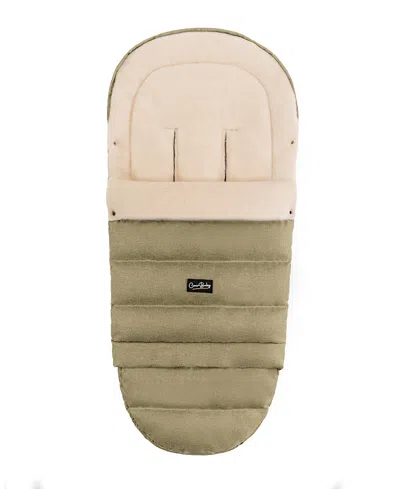 Cover Baby Arctic Organic Wool Adjustable Footmuff In Green