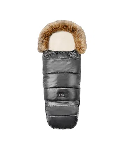 Cover Baby Organic Premium Wool Adjustable Footmuff In Black