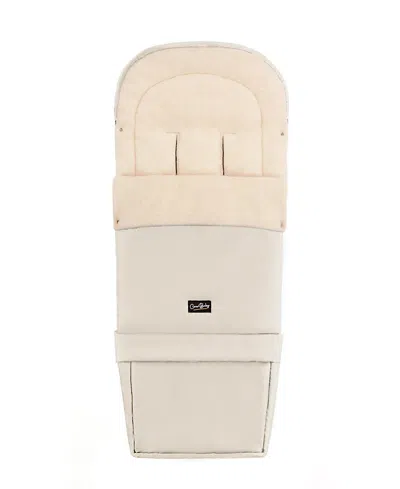 Cover Baby Scandinavian Organic Wool Adjustable Footmuff In Sand
