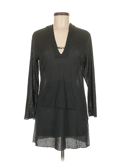 Pre-owned Cover Me Casual Dress In Black